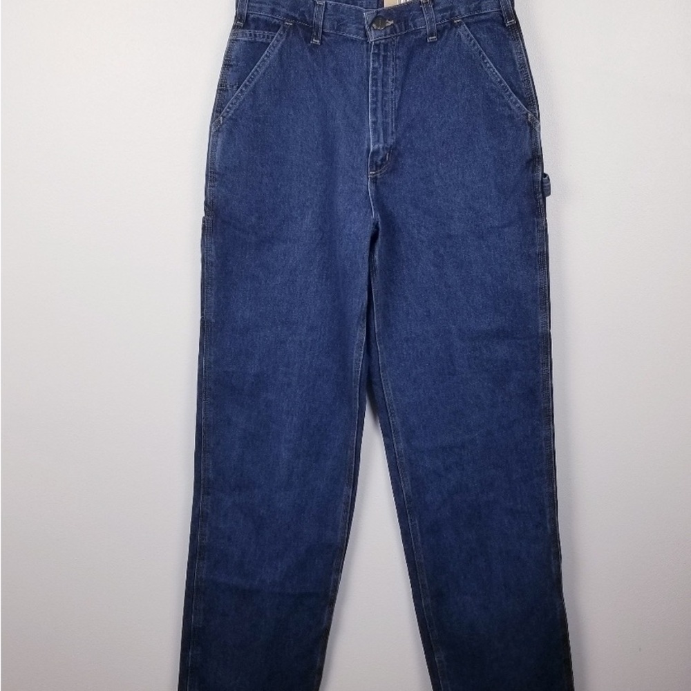 Classic Men's Dark Blue Jeans